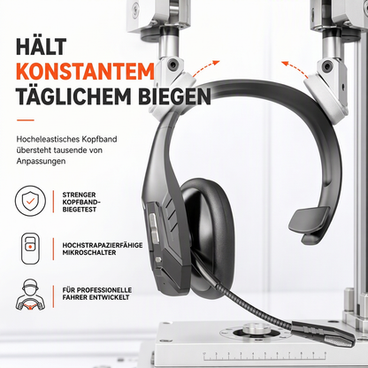 🔇50% RABATT🎧Trådlöst callcenterheadset, Bluetooth med ENC‑brusreducering & automatisk parkoppling🔊