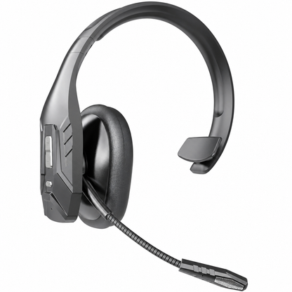 🔇50% RABATT🎧Trådlöst callcenterheadset, Bluetooth med ENC‑brusreducering & automatisk parkoppling🔊
