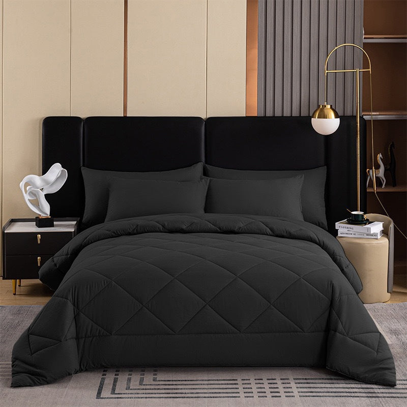 🛏️ 50% RABATT NU! ✨ 3-delat vadderat täckset med örngott – molnlik komfort, diamantkvistring & fukttålig mikrofiber – perfekt för alla säsonger 💤