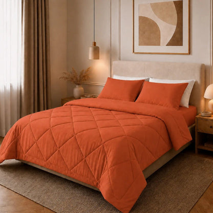 🛏️ 50% RABATT NU! ✨ 3-delat vadderat täckset med örngott – molnlik komfort, diamantkvistring & fukttålig mikrofiber – perfekt för alla säsonger 💤
