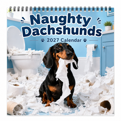 Väggkalender med busiga taxar 2027