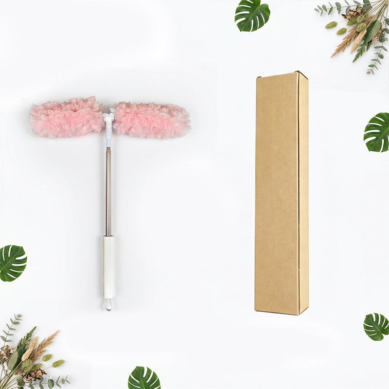 🧹 50% RABATT ✨ Förlängningsbar 360° roterande dammvippa – dubbelhuvad elektrostatisk för effektiv damning🧼