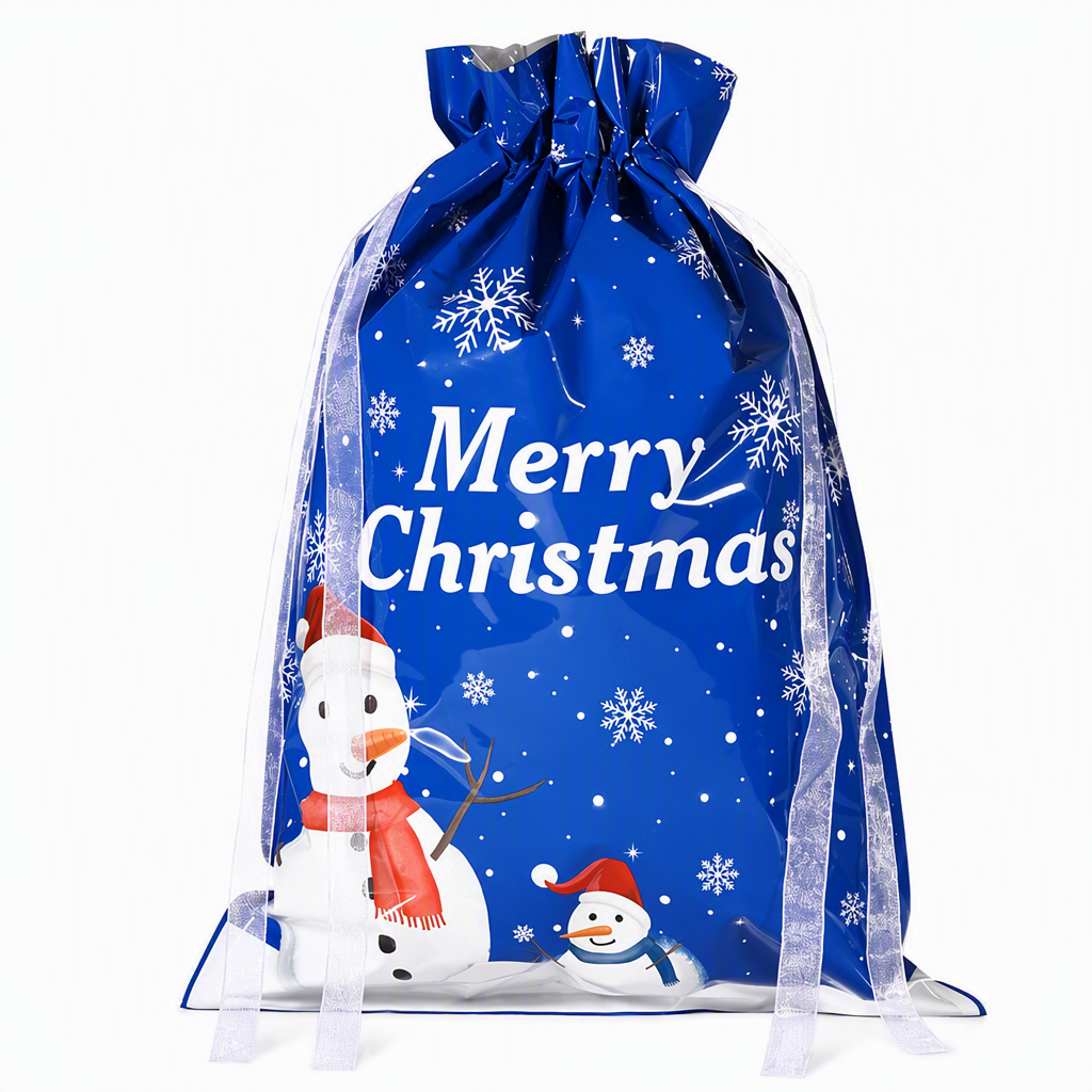 10-pack julklappspåsar med dragsko för godis