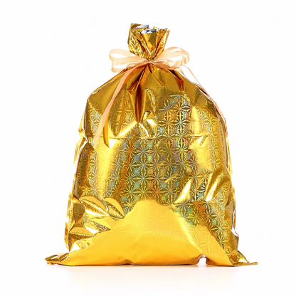 10-pack julklappspåsar med dragsko för godis