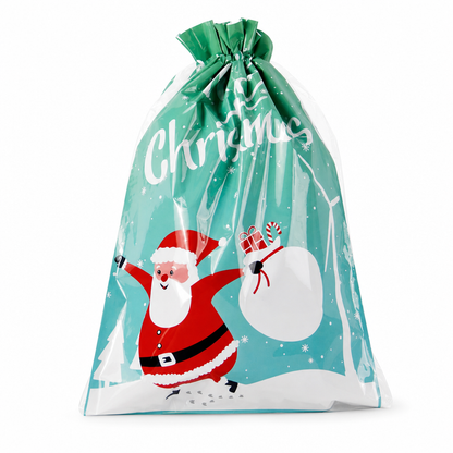 10-pack julklappspåsar med dragsko för godis