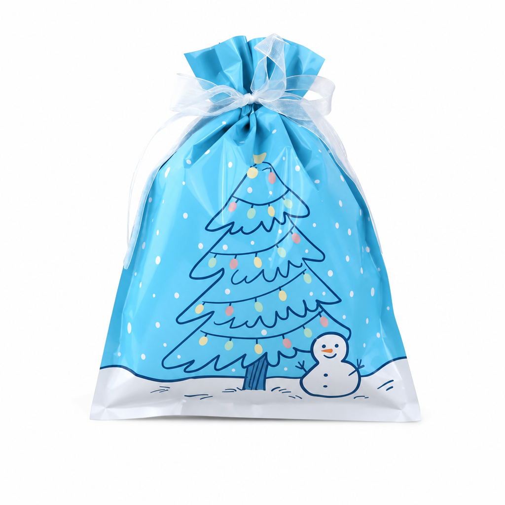 10-pack julklappspåsar med dragsko för godis