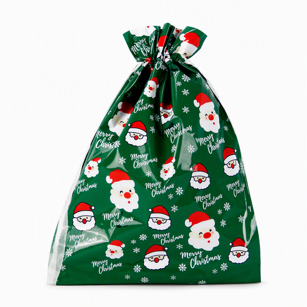 10-pack julklappspåsar med dragsko för godis