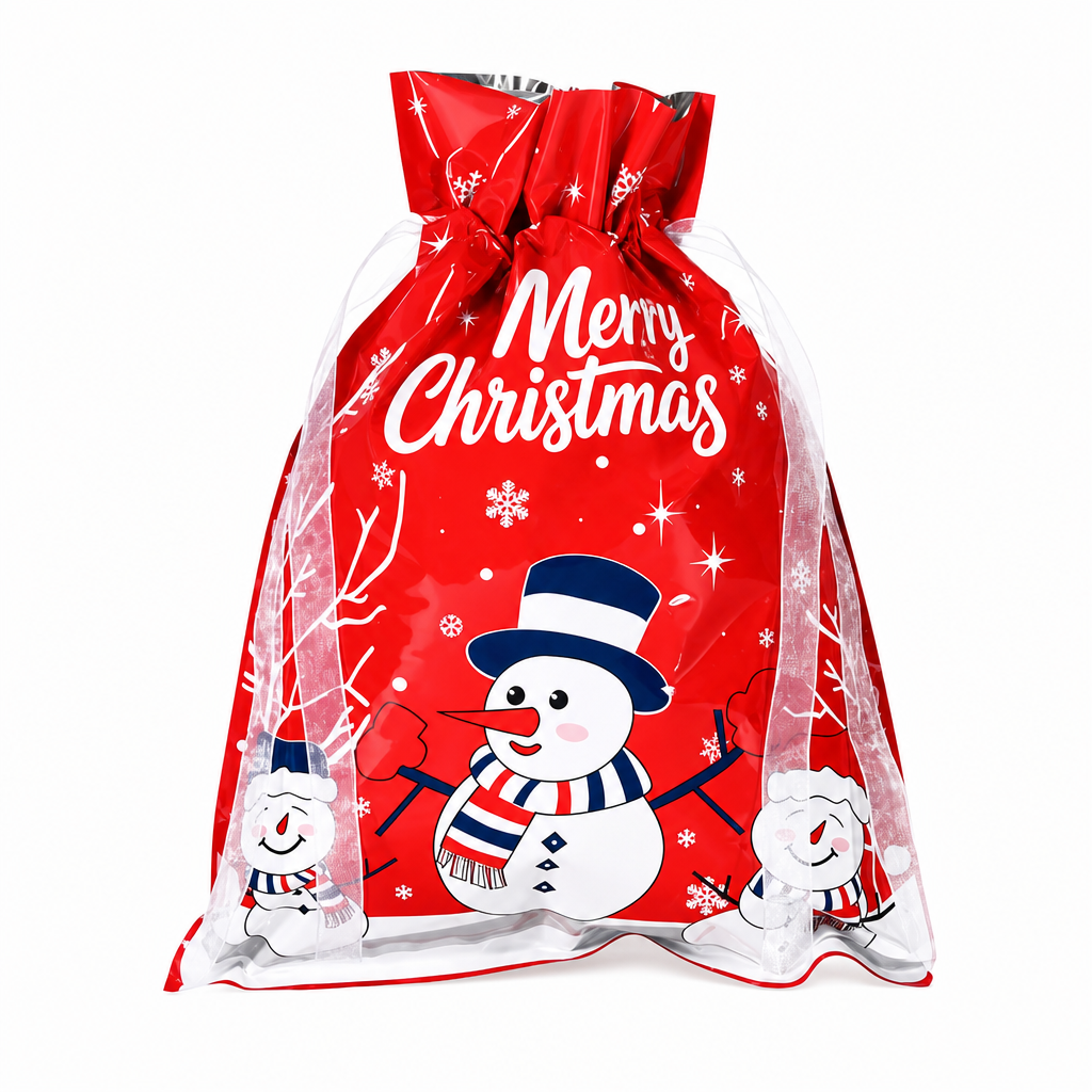 10-pack julklappspåsar med dragsko för godis