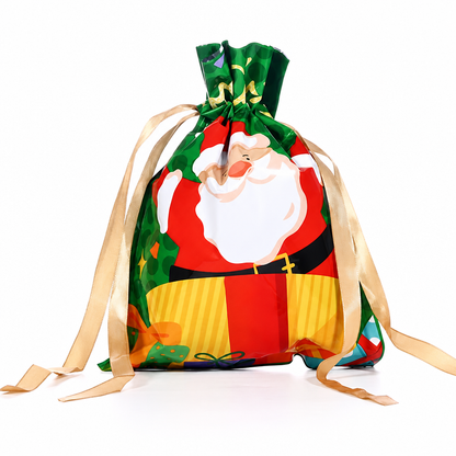10-pack julklappspåsar med dragsko för godis