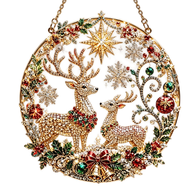 🎄✨ DIY-kit med pärlkonst för juldekorationer – diamant- och pärlkonst med glittrande ljusreflektioner 💎