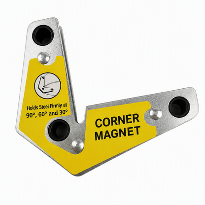 Dubbel magnetisk svetshållare för inner- och ytterhörn