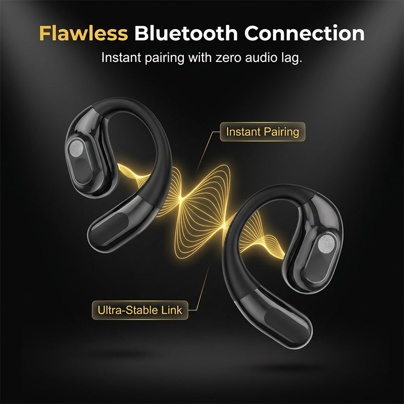 Trådlösa Bluetooth-hörlurar med öppen design
