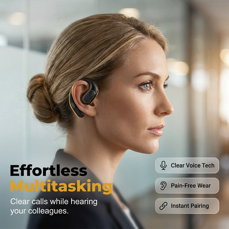 Trådlösa Bluetooth-hörlurar med öppen design