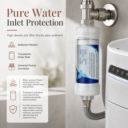 🚿 50 % RABATT! 💧 5-tums sedimentfilter med PP-bomull ✨