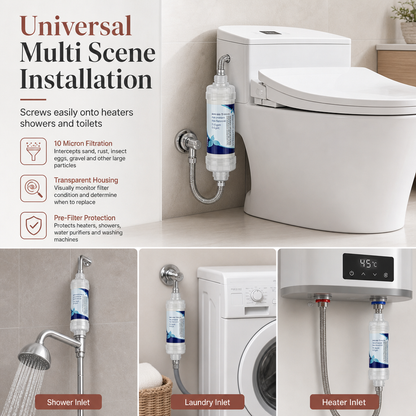 🚿 50 % RABATT! 💧 5-tums sedimentfilter med PP-bomull ✨