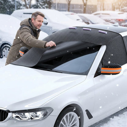 Magnetiskt vindruteskydd för bilen för alla årstider