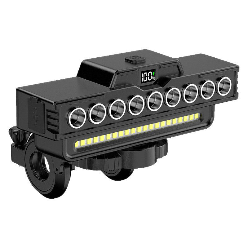 🚴 Cykellampa med dubbla ljusbilder, 30 LED och batteridisplay