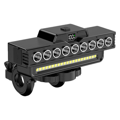 🚴 Cykellampa med dubbla ljusbilder, 30 LED och batteridisplay