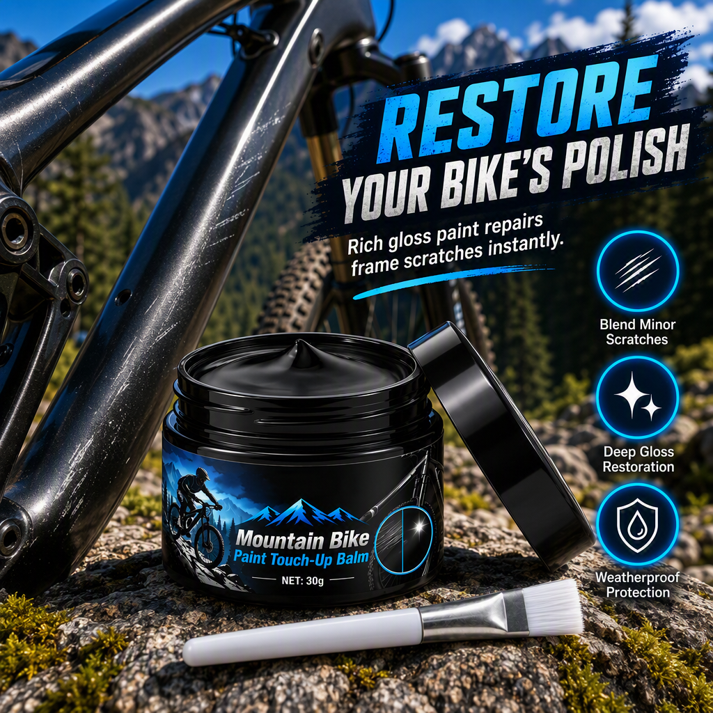 🚲 50 % RABATT NU! 🖌️ Reparationspasta för cykelram med pensel – lagar repor & slitage, 30 g ✨