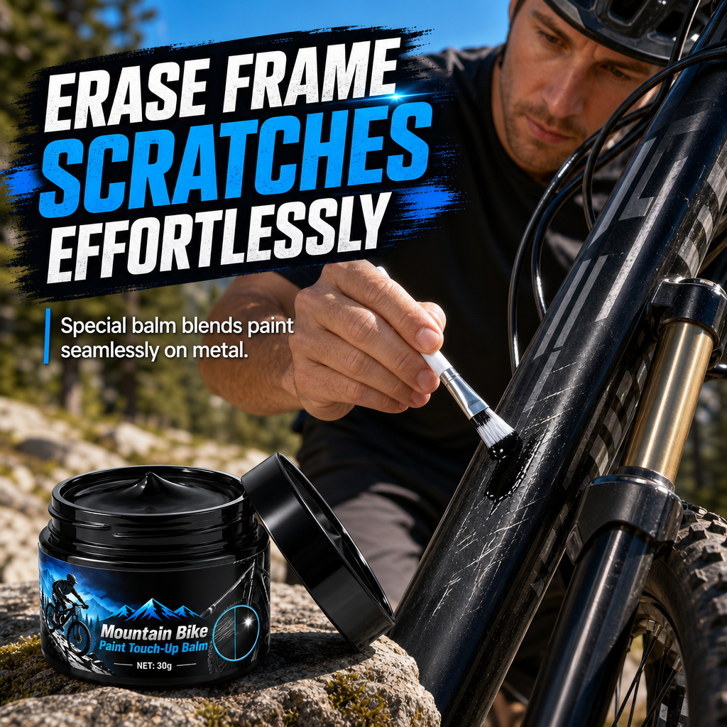 🚲 50 % RABATT NU! 🖌️ Reparationspasta för cykelram med pensel – lagar repor & slitage, 30 g ✨