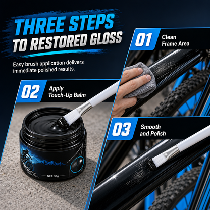 🚲 50 % RABATT NU! 🖌️ Reparationspasta för cykelram med pensel – lagar repor & slitage, 30 g ✨