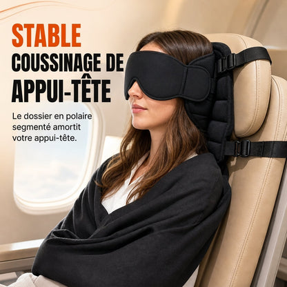 😴 FLASHREA: 50% RABATT! Reskudde i Minnesskum och 3D Sovmask – Justerbara Remmar & Ergonomisk Design för Skön Vila på Flyg, Tåg och i Bil 🧸✨