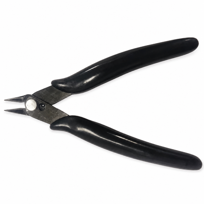 📢📢50% OFF !! ⏰ Precision Diagonal Pliers: Flush Cut, Spring-Loaded, Blackened Steel, Non-Slip Grip