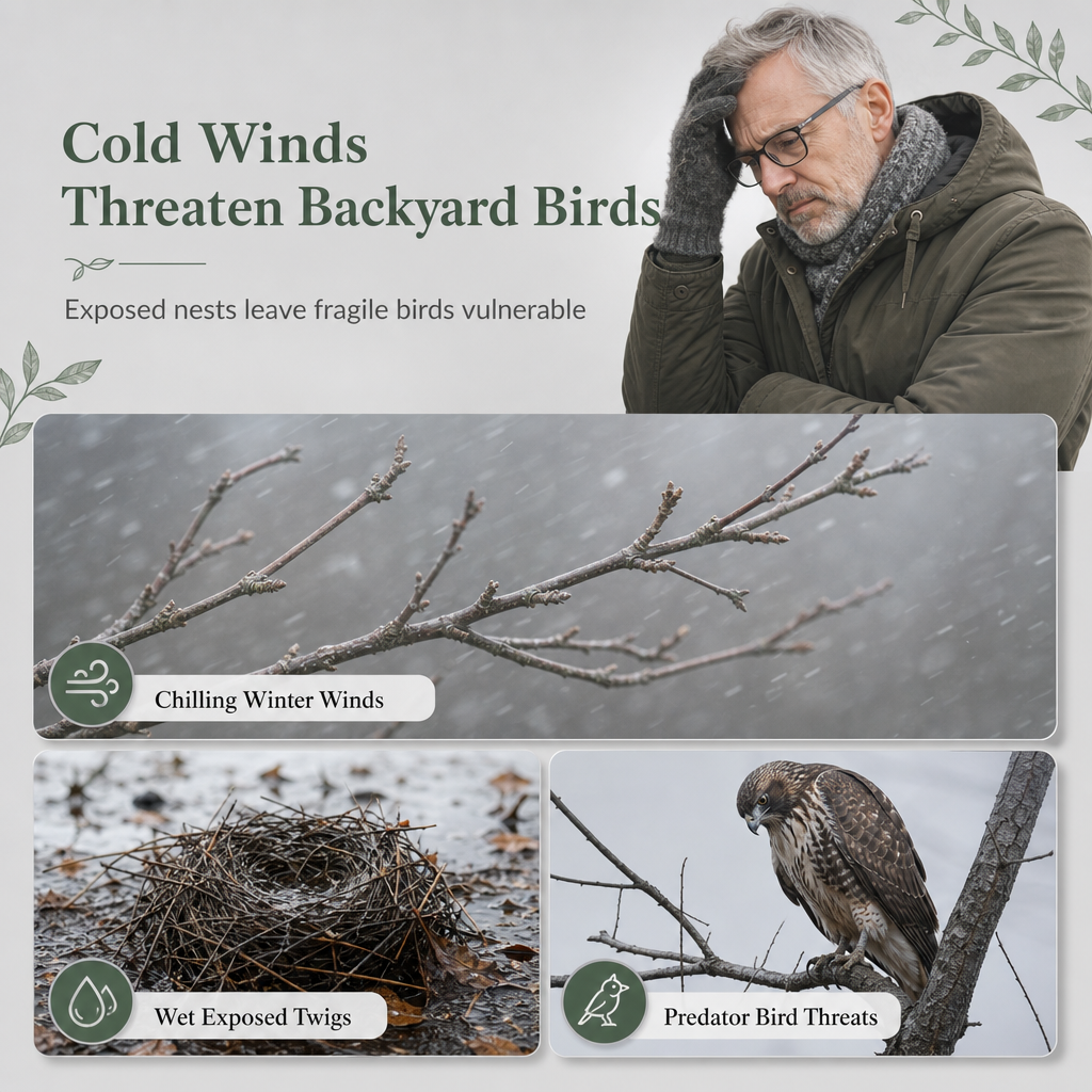 🐦 50% RABATT! ✨ Handvävt sfäriskt fågelbo i naturhalm med rund öppning – Vindskyddande fågelholk för trädgård & uteplats