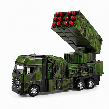 Överdimensionerad Fjärrstyrd Robottruck med Missilavfyrare