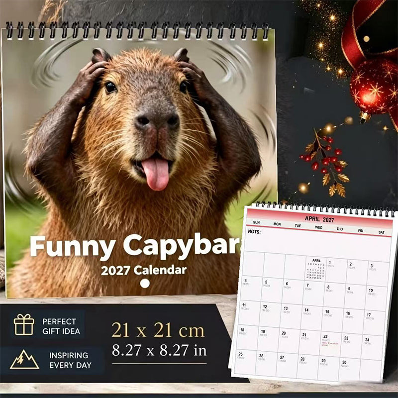 Rolig kapybarakalender 2027