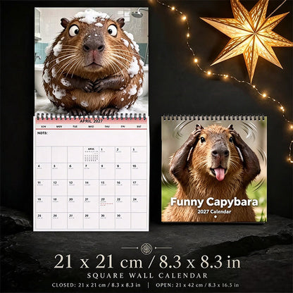 Rolig kapybarakalender 2027