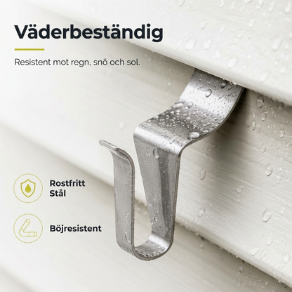 Tåliga 304-krokfästen i rostfritt stål för vinylbeklädnad