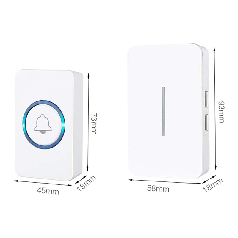 🔥🎁Nyhet 50 % RABATT🔥Hem – Praktisk trådlös smart dörrklocka