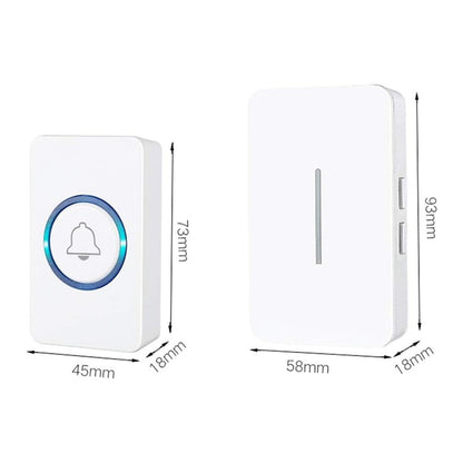 🔥🎁Nyhet 50 % RABATT🔥Hem – Praktisk trådlös smart dörrklocka