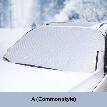 🚗 50% RABATT NU! ❄️ Främre vindruteskydd täcke – skydd för alla fyra årstider, frostskydd & hög kvalitet