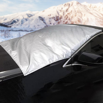 🚗 50% RABATT NU! ❄️ Främre vindruteskydd täcke – skydd för alla fyra årstider, frostskydd & hög kvalitet