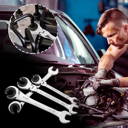 Spärrnyckel för öppna slangar