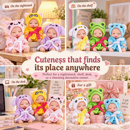 🧸 Mini babydockor | 6 söta stilar