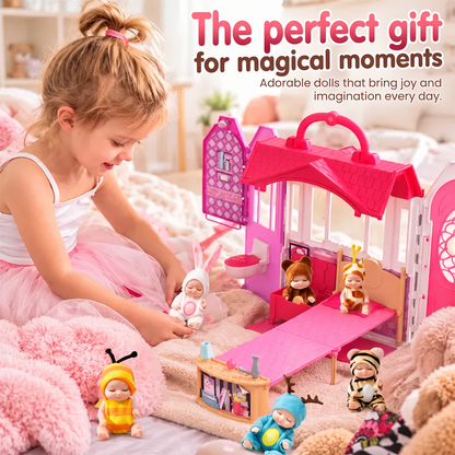 🧸 Mini babydockor | 6 söta stilar