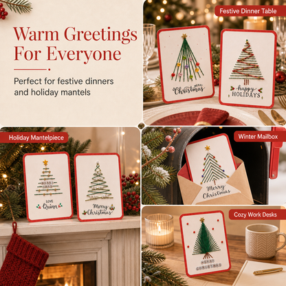 🎄 Glatt och strålande julpysselset (6 delar)