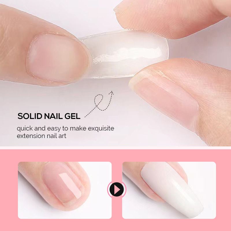 💅 SOMMARERBJUDANDE: 50 % RABATT! ✨Förstärkningsgel för nagelförlängningar — Rinner inte, lätt att använda 🥳