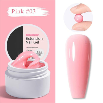 💅 SOMMARERBJUDANDE: 50 % RABATT! ✨Förstärkningsgel för nagelförlängningar — Rinner inte, lätt att använda 🥳