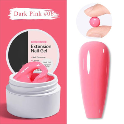 💅 SOMMARERBJUDANDE: 50 % RABATT! ✨Förstärkningsgel för nagelförlängningar — Rinner inte, lätt att använda 🥳