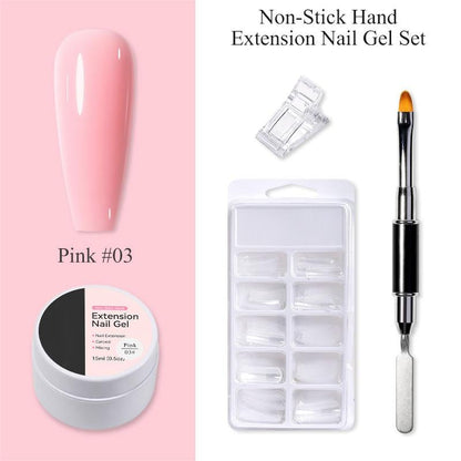 💅 SOMMARERBJUDANDE: 50 % RABATT! ✨Förstärkningsgel för nagelförlängningar — Rinner inte, lätt att använda 🥳