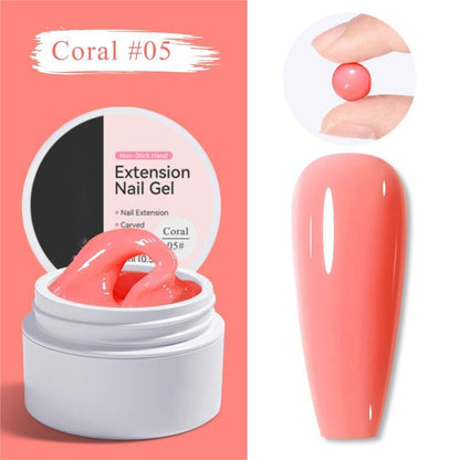 💅 SOMMARERBJUDANDE: 50 % RABATT! ✨Förstärkningsgel för nagelförlängningar — Rinner inte, lätt att använda 🥳