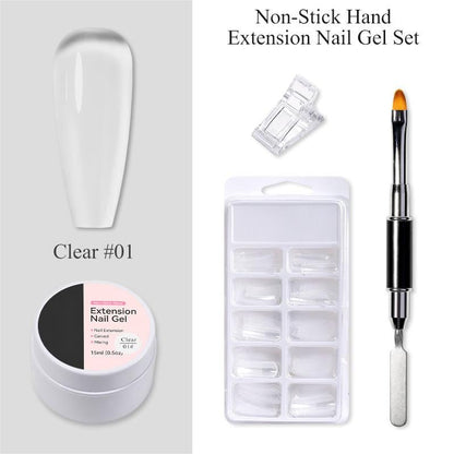 💅 SOMMARERBJUDANDE: 50 % RABATT! ✨Förstärkningsgel för nagelförlängningar — Rinner inte, lätt att använda 🥳