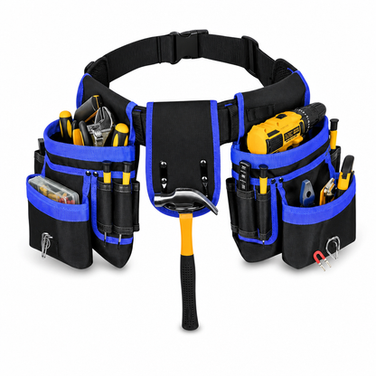 👷 50% RABATT! 🛠️ Justerbart verktygsbälte med flera fickor – Händerna fria ✨