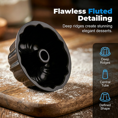 🍰 Köp 3 få 5 gratis🎃 Mini pumpakaksform i kolstål – non-stick, jämn värmefördelning & professionell design – perfekt för individuella desserter och familjebak ✨🧁