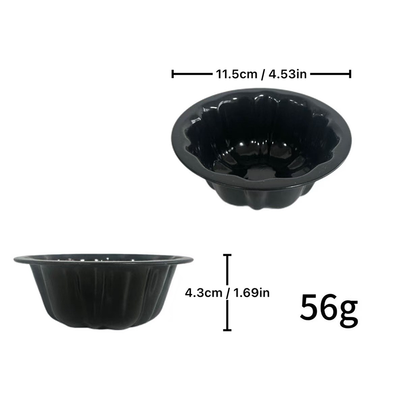 🍰 Köp 3 få 5 gratis🎃 Mini pumpakaksform i kolstål – non-stick, jämn värmefördelning & professionell design – perfekt för individuella desserter och familjebak ✨🧁