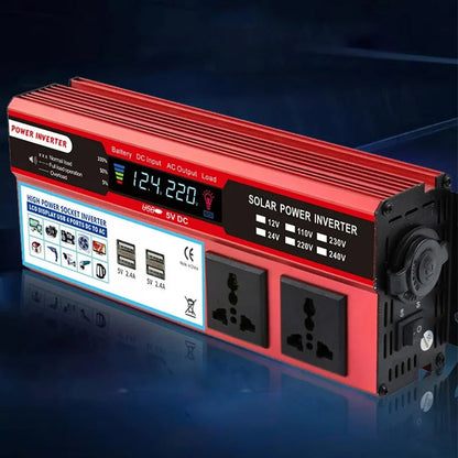🔥📢 Tidsbegränsat erbjudande! 🔌 Bärbar 2000W spänningsomvandlare – DC till AC billaddaradapter, strömförsörj dina enheter under bilresor, camping & nödsituationer ⚡